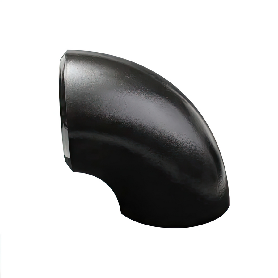 Codo de 45 grados radio largo A234 WPB sin costura espesor standard para soldadura a tope Solintek.