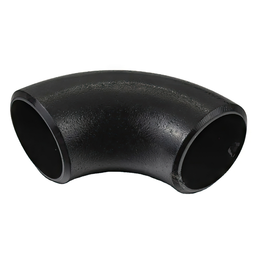 Codo 90 grados radio largo A234 WPB sin costura espesor standard (STD) para piping SOLINTEK