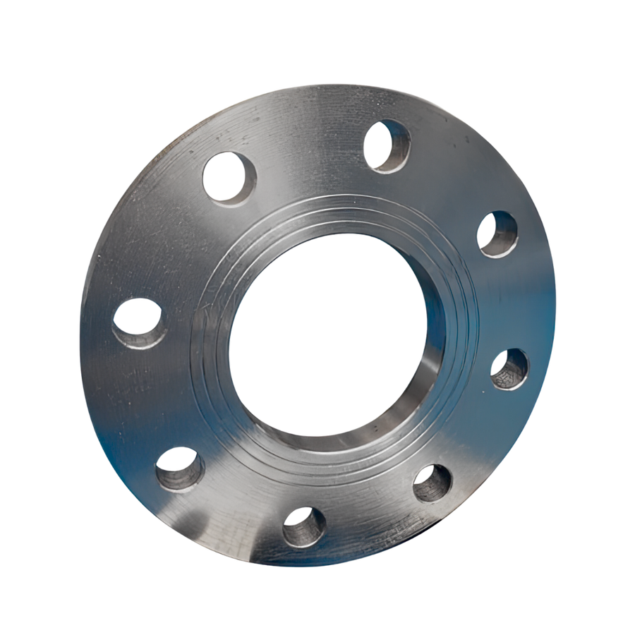 Venta de brida liviana DIN 2576 PN10 con espesor de 12mm. Cumple norma EN 1092-1 Tipo 01. Fabricada en acero A105. Medidas de 50mm a 350mm. Bridas industriales